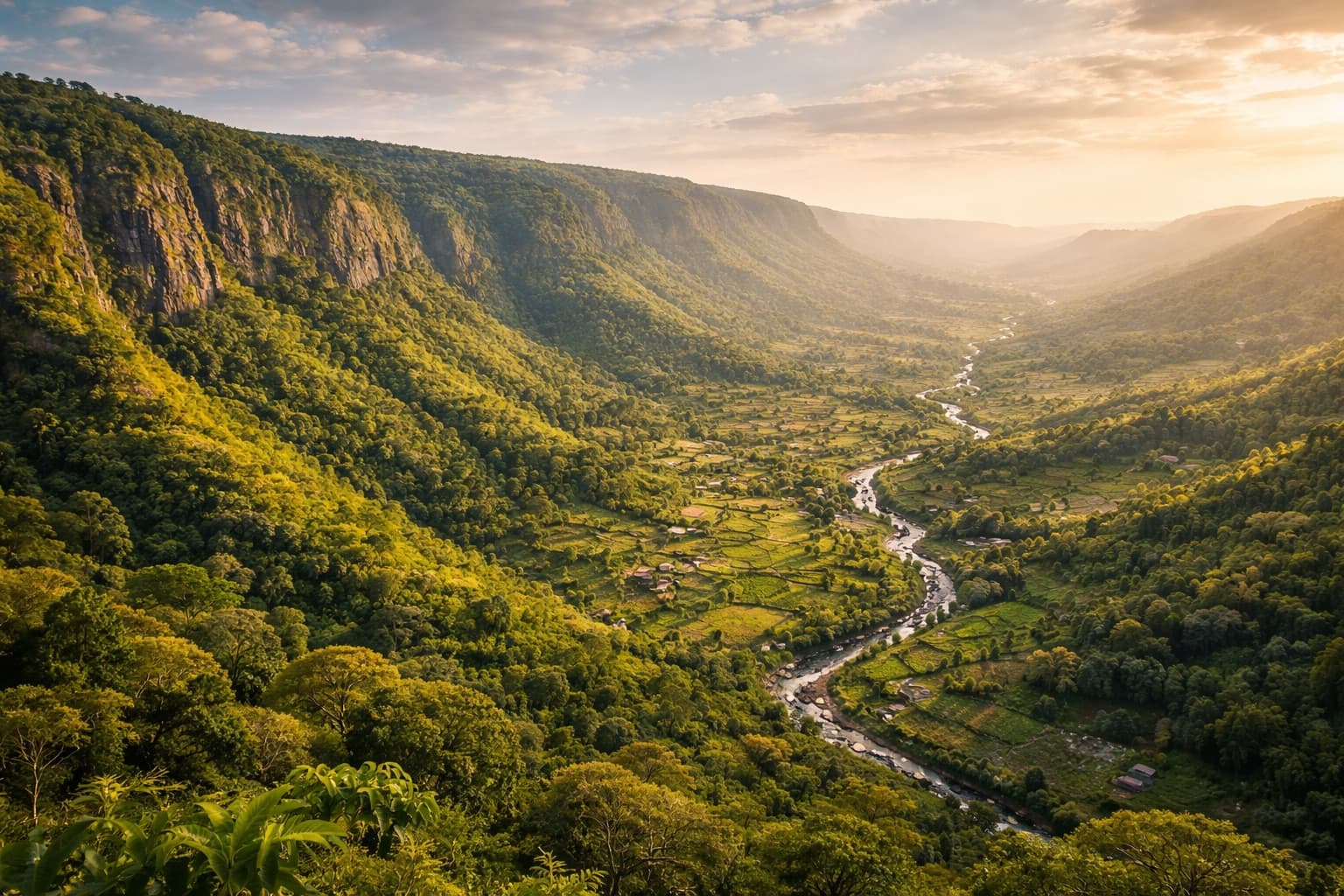 Elgeyo Marakwet escarpment landscape